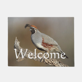 Gambels Quail Deurmat