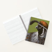 Gambels Quail Notitieboek (Binnen)