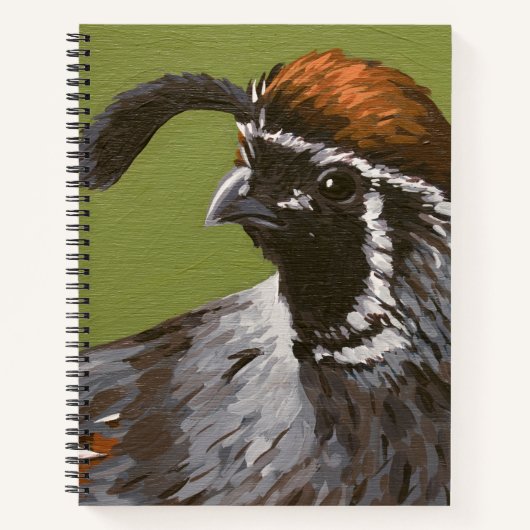 Gambels Quail Notitieboek (Voorkant)
