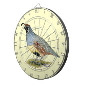 Gambels woestijnkwartel dartbord (Voorkant Rechts)