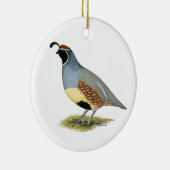 Gambels woestijnkwartel keramisch ornament (Rechts)