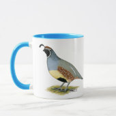 Gambels woestijnkwartel mok (Links)