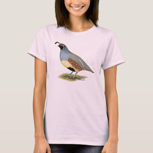 Gambels woestijnkwartel t-shirt (Voorkant)