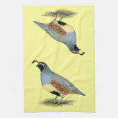 Gambels woestijnkwartel theedoek (Verticaal)