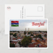 Gambia - Banjul - Briefkaart (Voorkant / Achterkant)