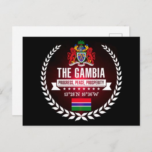 Gambia Briefkaart (Voorkant / Achterkant)