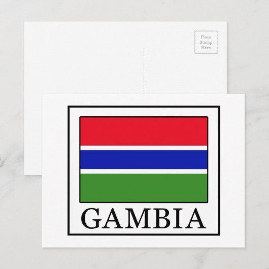 Gambia Briefkaart (Voorkant / Achterkant)