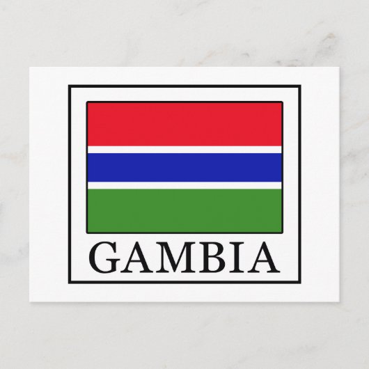 Gambia Briefkaart (Voorkant)