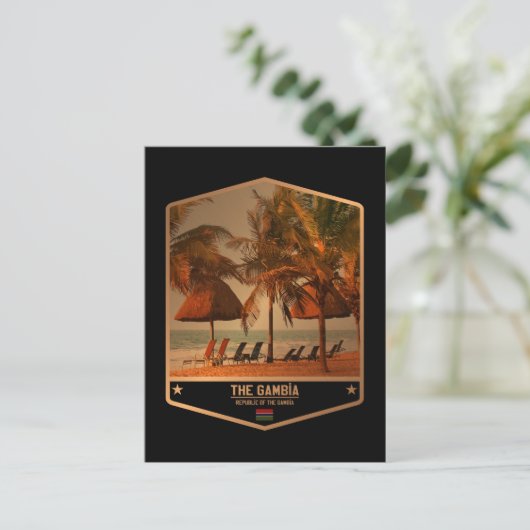 Gambia Briefkaart (Staand voorkant)
