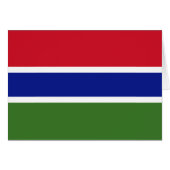 Gambia Flag (Voorkant Horizontaal)