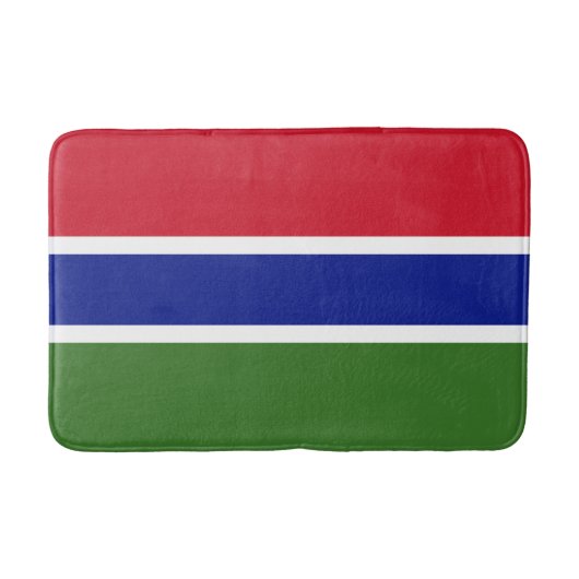 Gambia Flag Badmat (Voorkant)