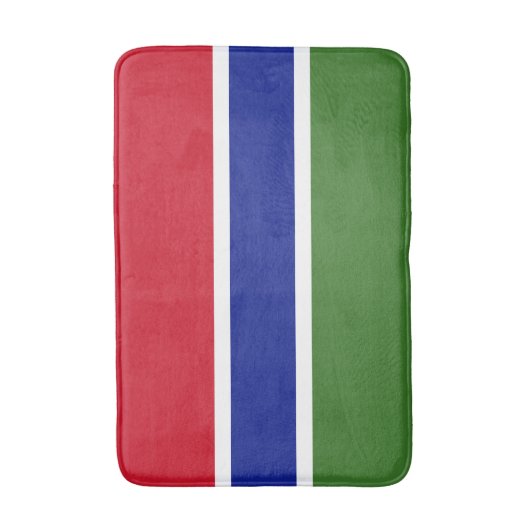 Gambia Flag Badmat (Voorkant Verticaal)