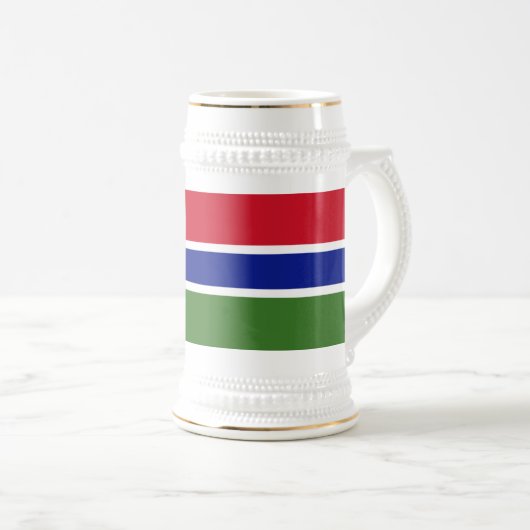 Gambia Flag Bierpul (Voorkant rechts)