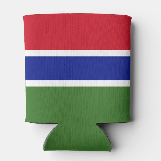Gambia Flag Blikjeskoeler (Achterkant)
