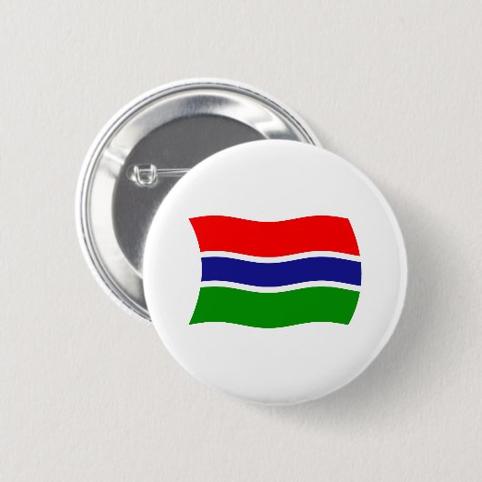 Gambia Flag Button (Voorkant /achterkant)