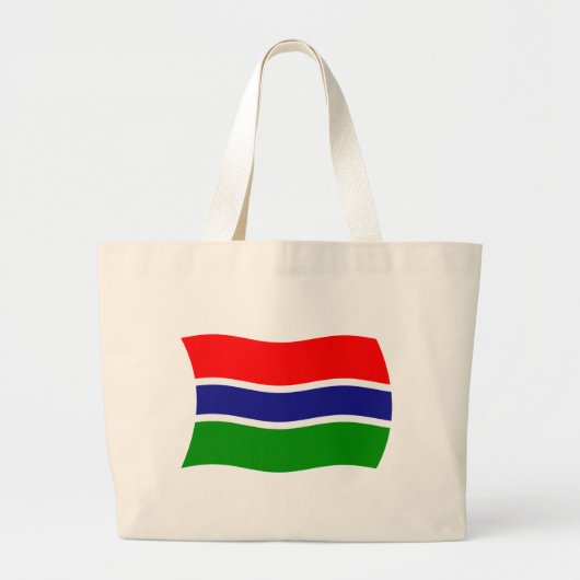 Gambia Flag Canvas tas (Voorkant)