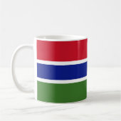 Gambia Flag Ceramic Mok (Links)