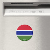 Gambia Flag Charming Patriottic Magneet (Insitu (Vaatwasser))