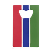 Gambia Flag Creditkaart Flessenopener (Achterkant)