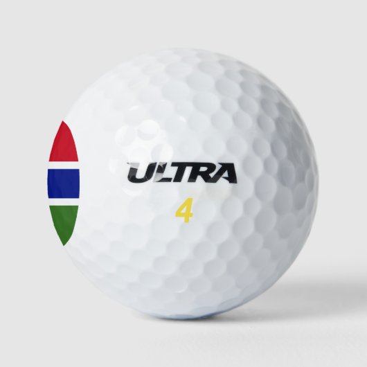 Gambia Flag Golfballen (Logo)
