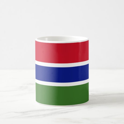 Gambia Flag Koffiemok (Center)
