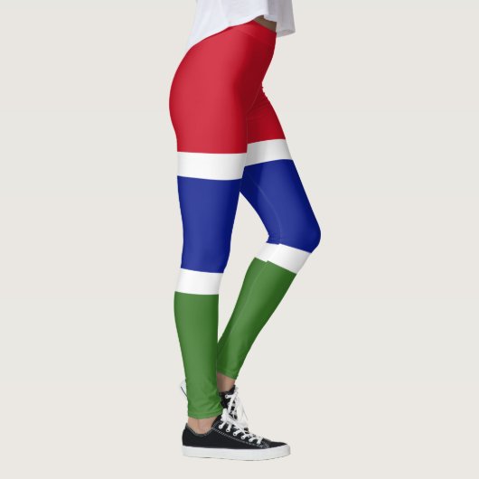 Gambia Flag Leggings (Rechts)