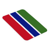 Gambia Flag Magneet (Rechterzijde)