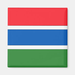 Gambia Flag Magneet