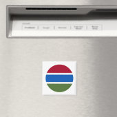 Gambia Flag Magneet (Insitu (Vaatwasser))