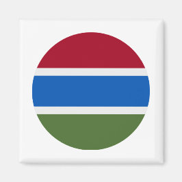 Gambia Flag Magneet