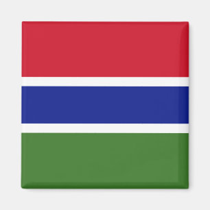 Gambia Flag Magneet