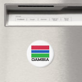 Gambia Flag Magneet (Insitu (Vaatwasser))