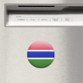 Gambia Flag Magneet (Insitu (Vaatwasser))