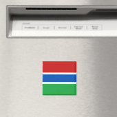 Gambia Flag Magnet (Insitu (Vaatwasser))