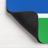 Gambia Flag Mousepad Muismat (Hoek)