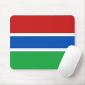 Gambia Flag Mousepad Muismat (Met muis)