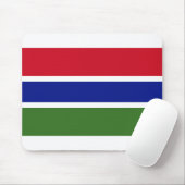 Gambia Flag Muismat (Met muis)