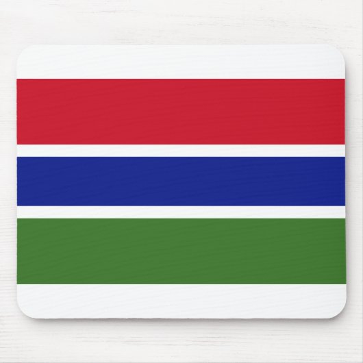Gambia Flag Muismat (Voorkant)