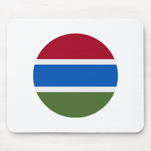Gambia Flag Muismat (Voorkant)