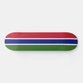 Gambia Flag Persoonlijk Skateboard (Horizontaal)