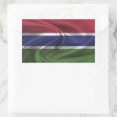 Gambia Flag Rechthoekige Sticker (Tas)