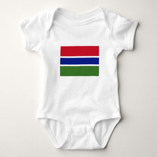 Gambia Flag Romper (Voorkant)
