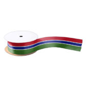 Gambia Flag Satijnen Lint (Spoel)