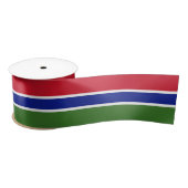 Gambia Flag Satijnen Lint (Spoel)