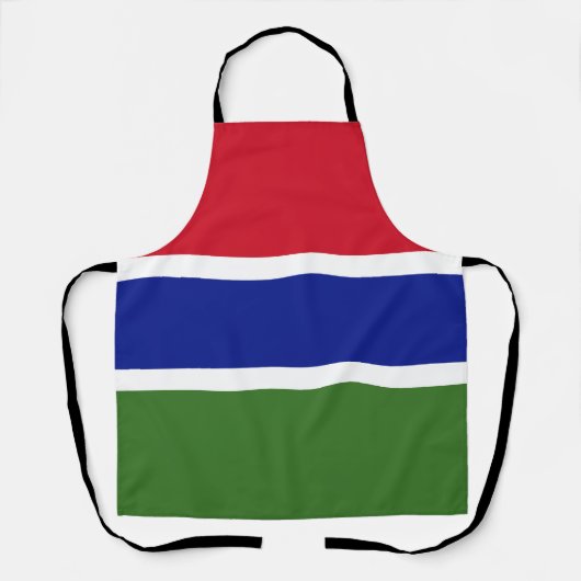 Gambia Flag Schort (Voorkant)