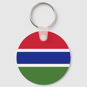 Gambia Flag Sleutelhanger