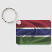 Gambia Flag Sleutelhanger (Achterkant)