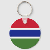 Gambia Flag Sleutelhanger (Achterkant)
