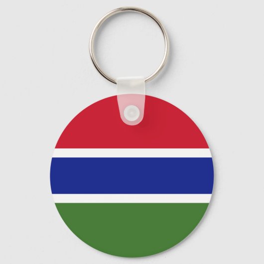 Gambia Flag Sleutelhanger (Achterkant)
