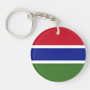 Gambia Flag Sleutelhanger